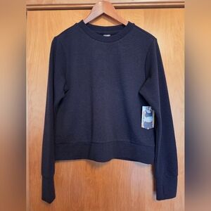 Avia Black Textured Long Sleeve Tee